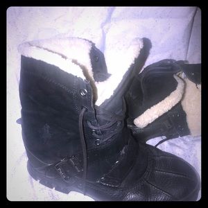Ralph Lauren polo boots with fleece lining